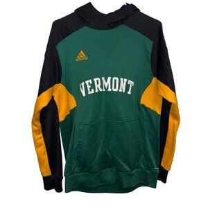 Adidas Vermont  Hoodie Sweatshirt Green/Black/Yellow Pullover Mens Medium